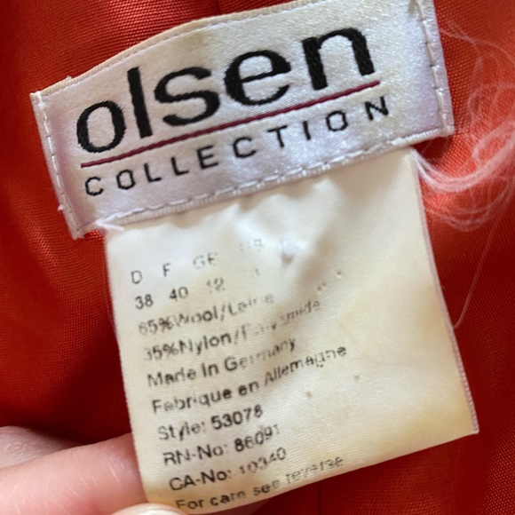 Vintage Olsen Salmon Blazer - Picture 3 of 3